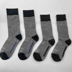 （仅剩女款）Skechers斯凯奇官网同款美利奴coolmax混纺中筒袜