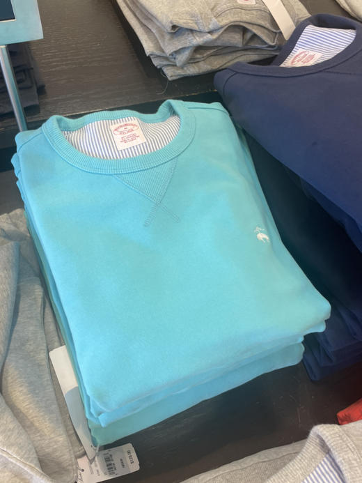 减龄单品！🆕新款特价¥499！Brooks Brothers 布克兄弟男士圆领卫衣 商品图2