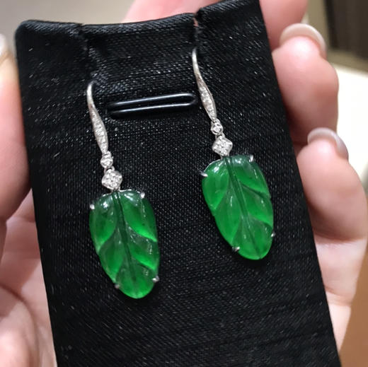 危料树叶耳钩 商品图1