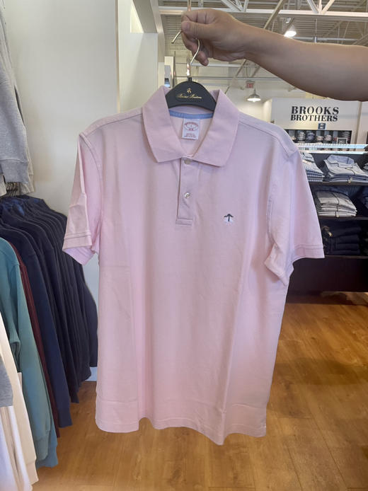马卡龙色！Brooks brothers 布克兄弟男士🐑彩色小羊标 经典款Polo衫 商品图5