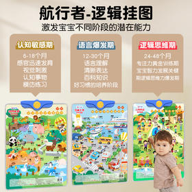 宝宝有声早教挂图幼儿童点读识字启蒙认知拼音墙贴学习机益智玩具