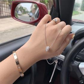 A660  A*M 小蛮腰珍珠项链 轻复古法式锁骨链