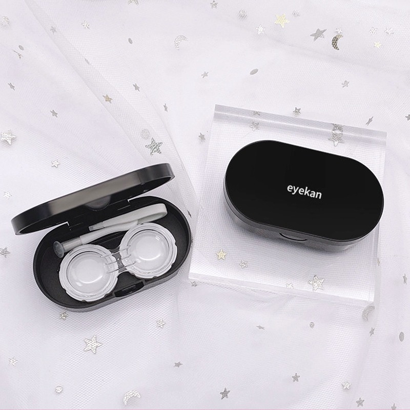 【迷你版】eyekan隐形眼镜盒便携小巧迷你简约潮个伴侣美瞳盒