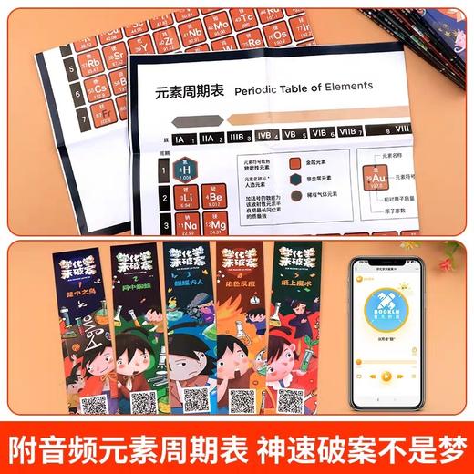 学化学来破案全套5册孩子超喜欢的化学探案漫画书JST陈伟民破案推理书小学物理化学启蒙书六年级四年级数理化课外书阅读书籍儿童 商品图4