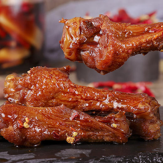 【肉多多】啃佬鸭开袋即食鸭小腿35g充饥夜宵鸭翅根肉类熟食卤味鸭腿零食 商品图1
