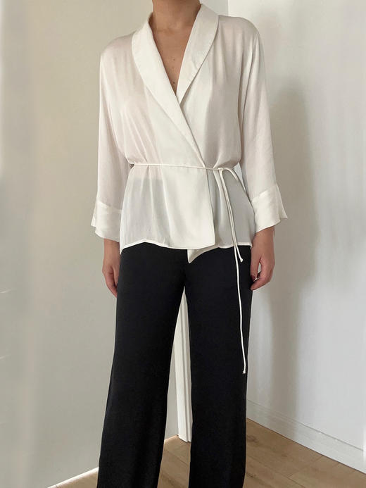 CG｜Silk Tall Pants [ 真丝修身长裤 ] 商品图1