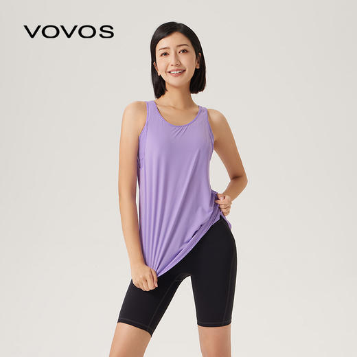 VOVOS女士休闲运动瑜伽假两件背心VBX8050 商品图4