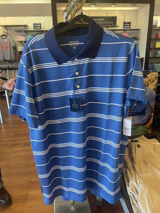 ¥450直邮到手！Brooks brothers布克兄弟男士Polo衫 最新材质！四大优势 透气/抗皱/防收缩/速干排汗 商品图7
