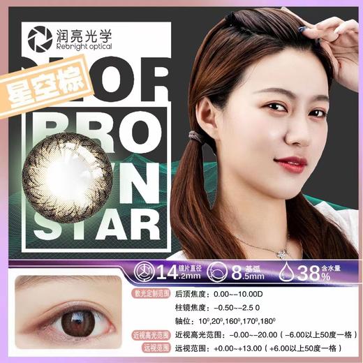 晶透美瞳散光年抛/半年抛1片装（需提供球镜/柱镜/轴位/是否换算） 商品图5