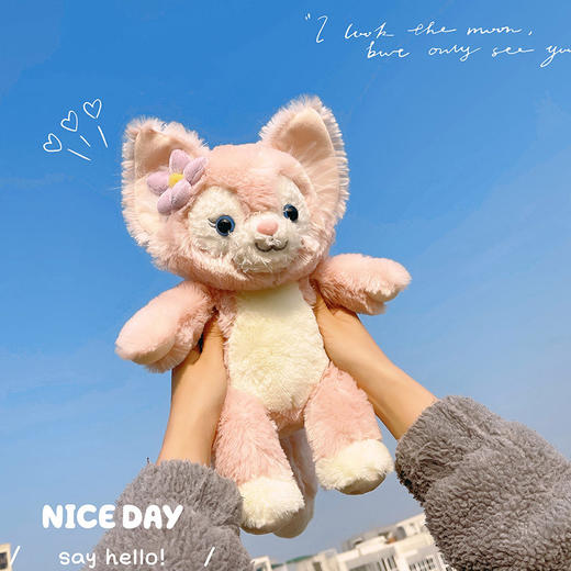 情人节礼品【礼袋+LED灯！网红毛绒公仔】可爱玲娜贝尔网红公仔毛绒玩具女生大号布娃娃儿童玩偶礼品 商品图6