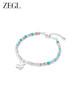 ZEGL彩色串珠碎银子手链女生轻奢小众精致夏日多巴胺穿搭小熊手饰 商品缩略图3