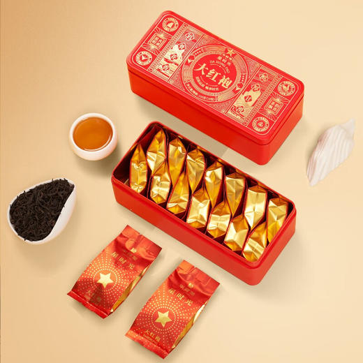 华祥苑 星时光武夷山大红袍 岩茶乌龙茶116g*2 商品图2