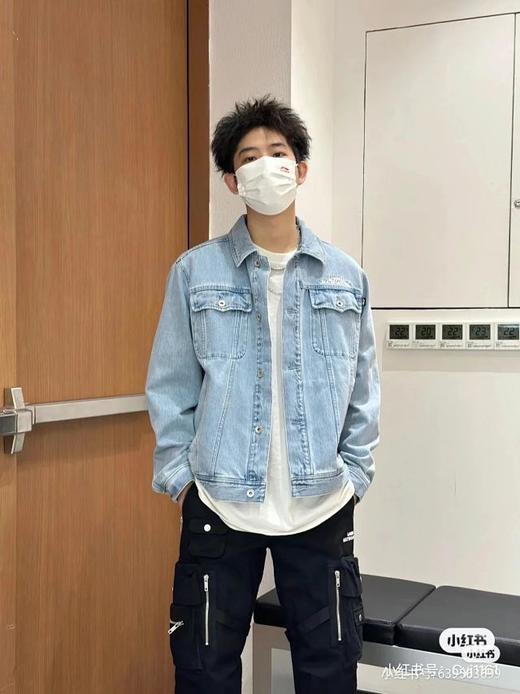 李宁2023春款牛仔夹克Skateboard滑板系列 商品图3