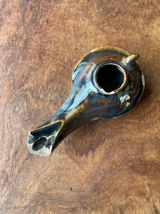 褐釉长流油灯，顺丰包邮 商品图3