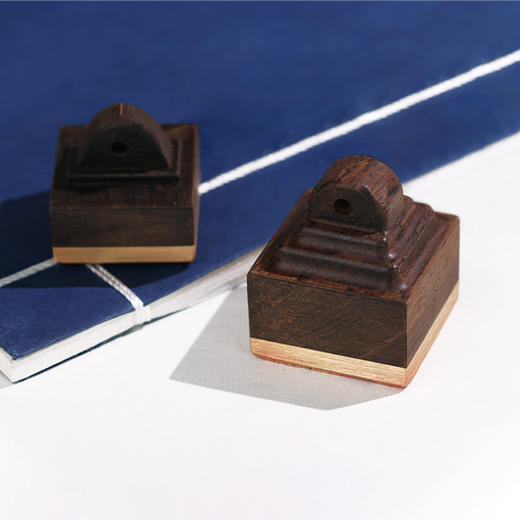 【庆学堂】臻品-铜木定制印章 黄铜+黑檀木刻章 人名章/闲章（机器）印章 【下单备注内容】 商品图1