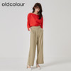 oldcolour2023夏季新款通勤高腰阔腿显瘦OL西装休闲裤女O23073323 商品缩略图2