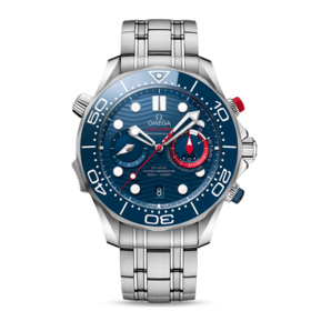 欧米茄 Omega 海马系列 300米潜水表 44毫米至臻天文台计时表 210.30.44.51.03.002