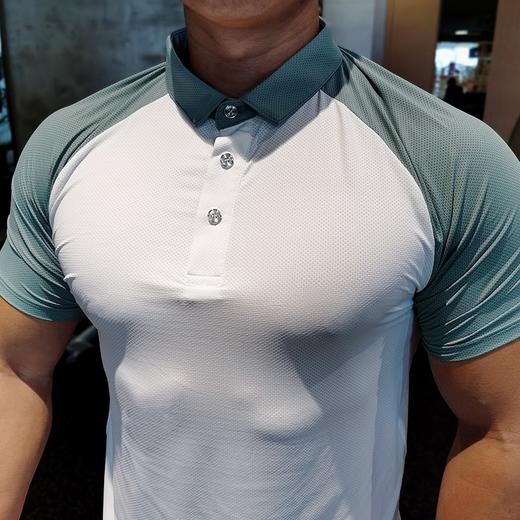 跃牌【跃LEAP-ACTIVE】系列夏季翻领速干透气拼色男女同款Polo衫短袖t恤上衣R507（直播仓） 商品图4