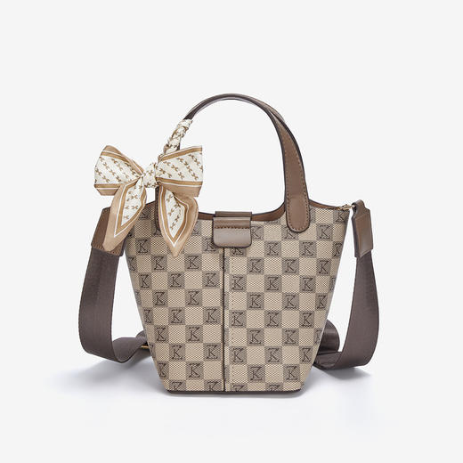 Safiya/索菲娅2023新款手提包时尚百搭水桶包单肩包女斜挎包女包SF900312Y 商品图2