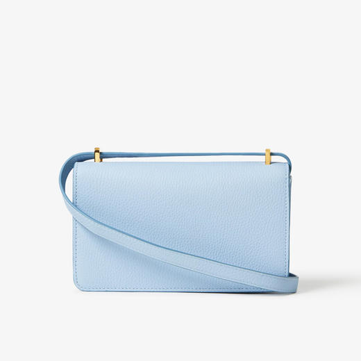 BURBERRY 巴宝莉 女士皮革迷你 TB 专属标识锁扣包 浅蓝色 8066153 A1397 商品图2