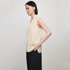 IN AND ON21210夏季新款设计感丝滑飘带衬衫女V领丝质无袖背心上衣 商品缩略图7