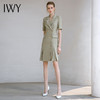 IWY/夏季高端设计款气质女神范职业西装裙面试正装正式场合短袖连衣裙232025Q1 商品缩略图3