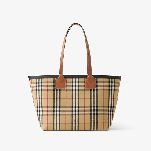【一】BURBERRY 巴宝莉 女士小号 London 托特包 格子 8066163 A9534 商品图2