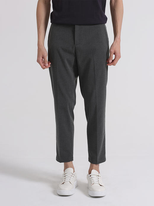 callisto灰色弹力混纺休闲裤 SSCPW300C 商品图0