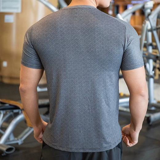 跃牌【跃LEAP-ACTIVE】系列新款运动t恤男高弹力反光标运动服 跑步训练速干衣冰丝透气男短袖R435 商品图1