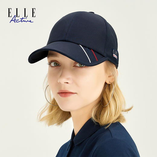 ELLE Active 女装夏季新款拼色防晒遮阳鸭舌帽 商品图0