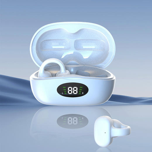 【耳夹式不入耳，电量数显不易漏音】sounder声德 i113旗舰新款显屏款空气传导耳夹式耳机 商品图8