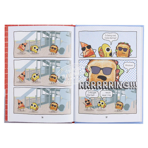 【中商原版】Pizza and Taco Too Cool for School 桥梁漫画 披萨饼与玉米片4 图画图像小说 儿童初级章节书 英文原版小初文学 商品图6