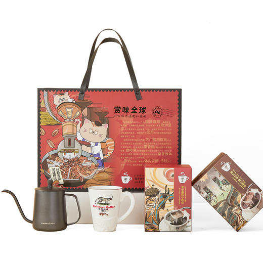 【野鼬咖啡】浪漫都市礼盒 (咖啡*2+马克杯*1+手冲壶*1) 商品图4