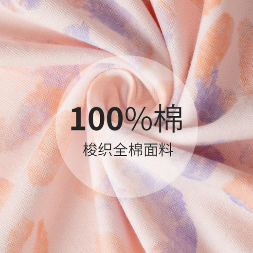 爱帝女夏季彩色印花全棉家居裙 商品图3