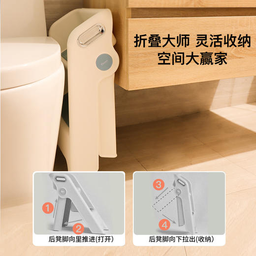 宝宝洗手台阶凳儿童洗漱台踩凳洗脸脚踩凳垫脚凳踏脚凳小孩洗手梯 商品图2