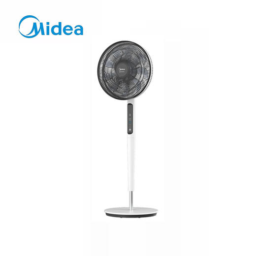 Midea/美的 电风扇家用9叶落地扇智能温感3钟摇头角度轻音低噪定时远距柔风睡眠风朝天吹（线下同款）FSD35XBR 商品图0