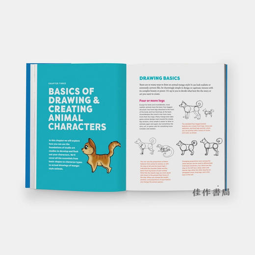 How to Draw Manga Animals: A Beginner's Guide to Creating Characters / 如何画漫画动物：角色创作入门指南 商品图1