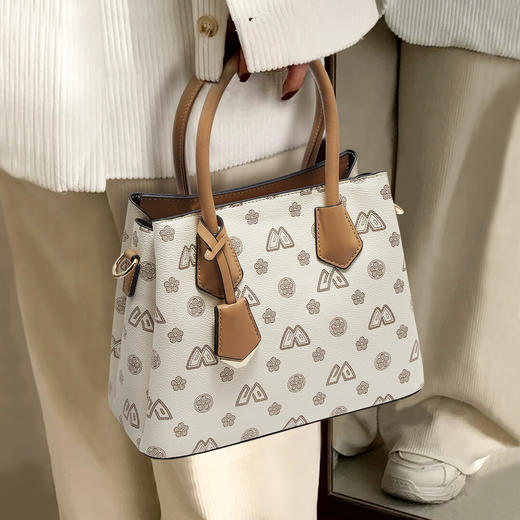 Safiya/索菲娅2023新款手提包时尚托特包单肩包女式斜挎包女包SF9158023Y 商品图0