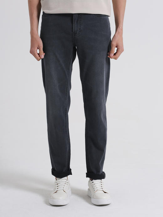 callisto深灰棉混纺牛仔裤 SSJPW002C 商品图0