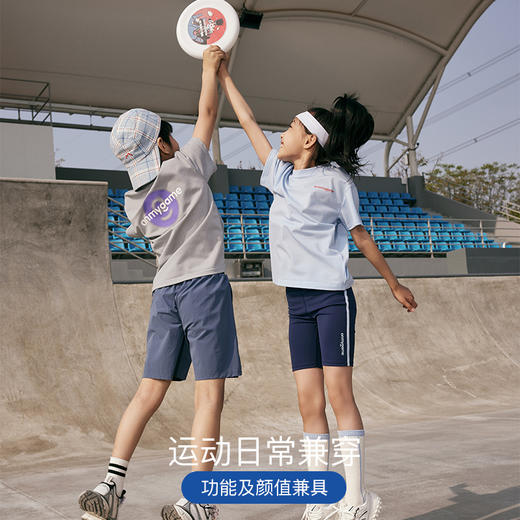 onmygame男童短袖T恤夏装儿童运动衣体能训练运动衣透气排汗 商品图4