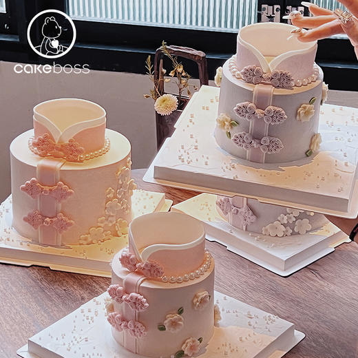 时光美人 旗袍奶油蛋糕 商品图1