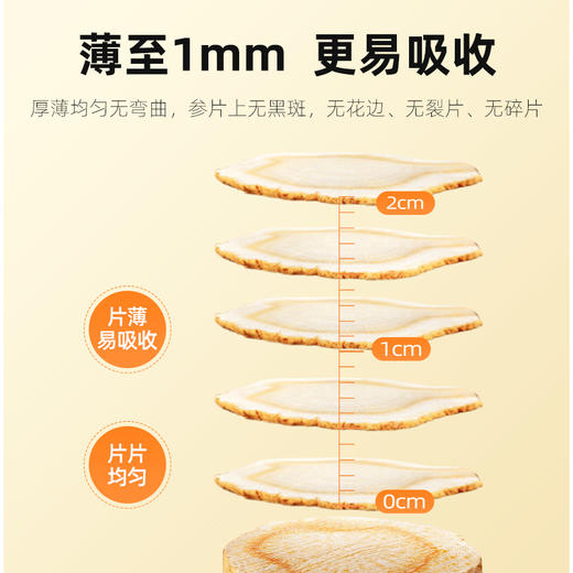 杞里香50g瓶装1.2-1.4人参片5年高龄参，肉质肥厚含皂甙9月鲜制，品味长白山的早秋参香 商品图5
