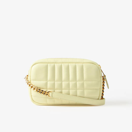 BURBERRY 巴宝莉 女士TB专属标识迷你 Lola 萝纳相机包 浅黄色 8066149 B5312 商品图2
