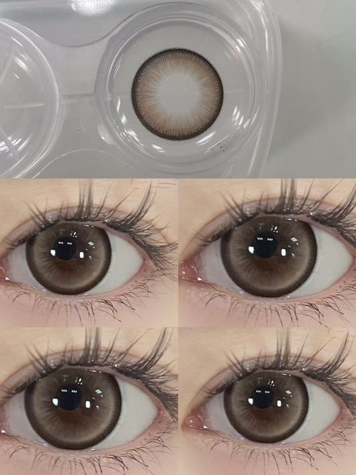 Kaylens月抛美瞳 黄卷卷 14.5mm 商品图0