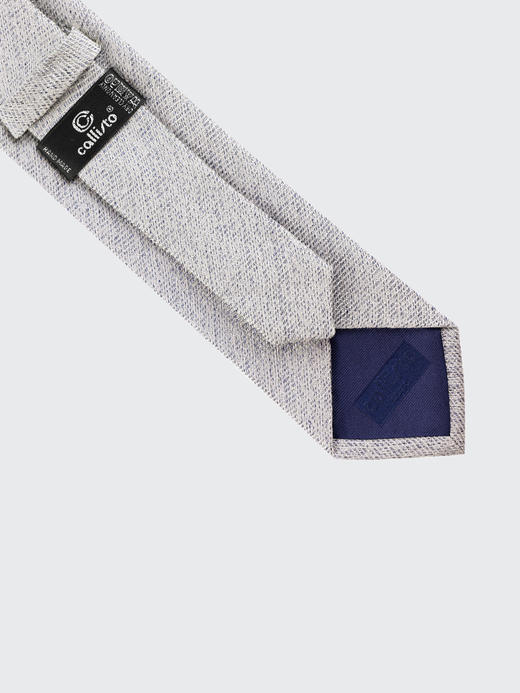 callisto灰色亚麻混纺领带 FNCTE015GY 商品图2