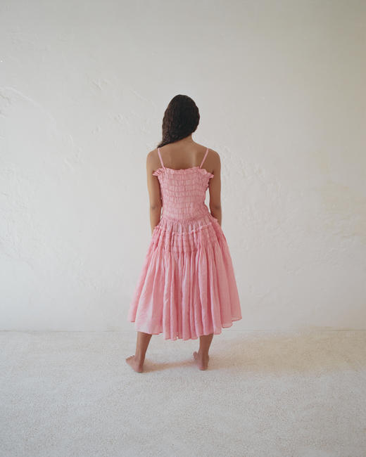 Anaak - Ayana Midi Dress - Cacao -  女装  - 连身裙 - 可可色 商品图3