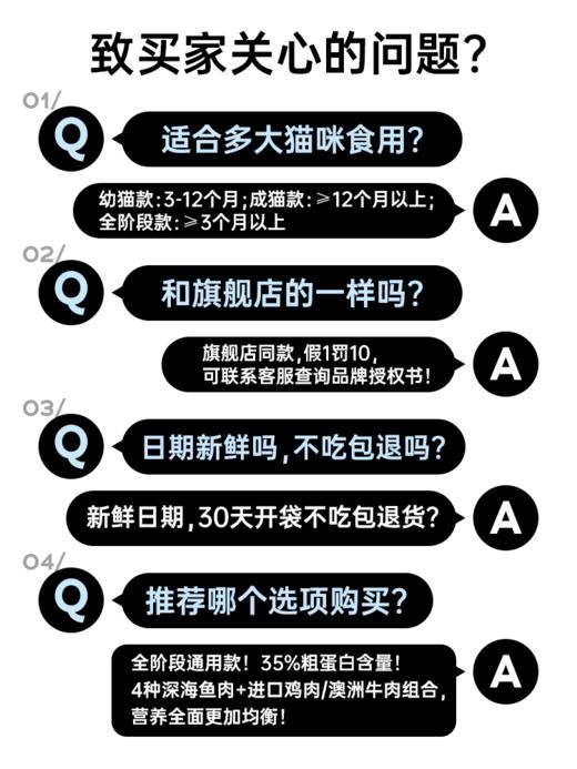 江小傲猫粮全阶段3斤主食布成猫幼猫猫粮 商品图1