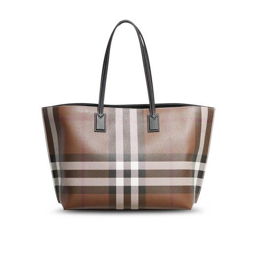 BURBERRY 巴宝莉 女士格纹印花托特包 格子 8069659 A9011 商品图2