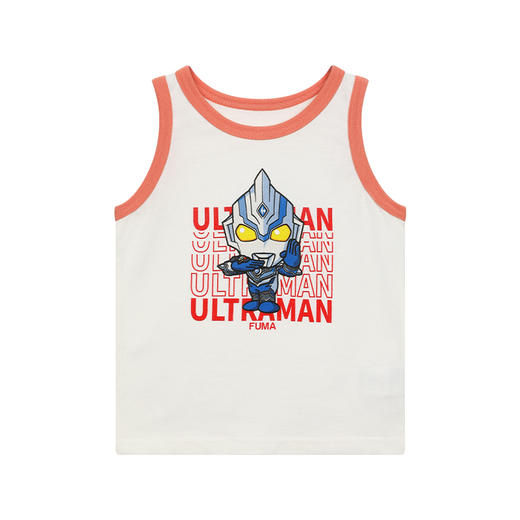 千趣会千趣会童装男童夏奥特曼童趣印花棉质无袖T恤背心 商品图4