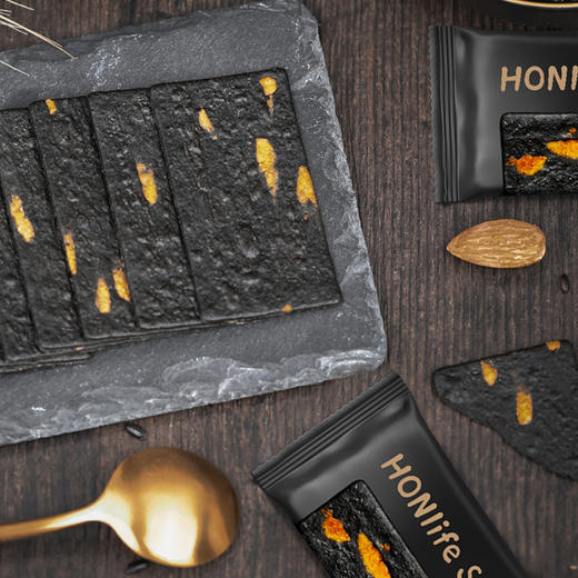 【奇亚籽黑金芝士脆110g/盒】非油炸 0反式脂肪酸 8重黑谷物 商品图3